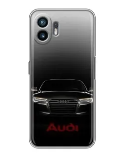 Чохол для OnePlus 15T з картинкою «Audi — градієнтний контур»