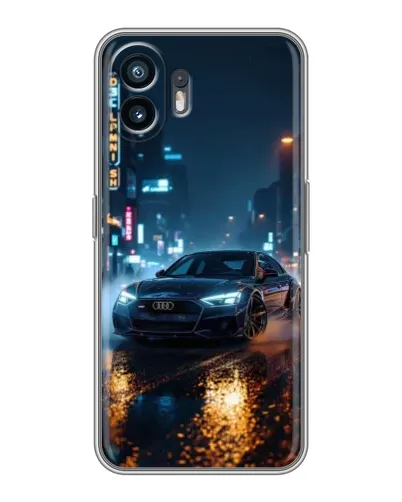 Чохол для OnePlus 15T з картинкою «Нічне місто та Audi» Чохол для OnePlus 15T з картинкою «Нічне місто та Audi»