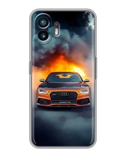 Чохол для OnePlus 15T з картинкою «Audi у вогняному диму» Чохол для OnePlus 15T з картинкою «Audi у вогняному диму»