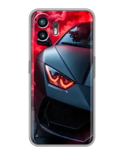 Чохол для OnePlus 15T з картинкою «Lamborghini червоне сяйво»