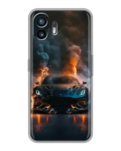 Чохол для OnePlus 15T з картинкою «Lamborghini димна естетика»