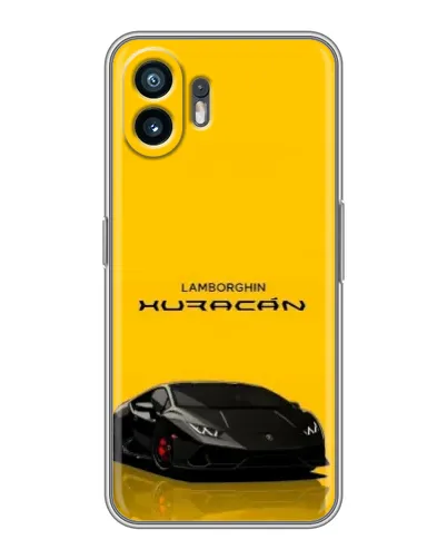 Чохол для OnePlus 15T з картинкою «Lamborghini Huracan чорний»