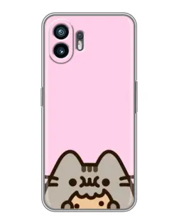Чехол для OnePlus 15T с картинкой «Pusheen и печенье» Чехол для OnePlus 15T с картинкой «Pusheen и печенье»