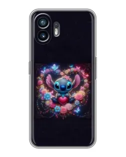 Чохол для OnePlus 15T з картинкою «Stitch у квітах»