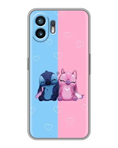 Чохол для OnePlus 15T з картинкою «Stitch та Angel Love»
