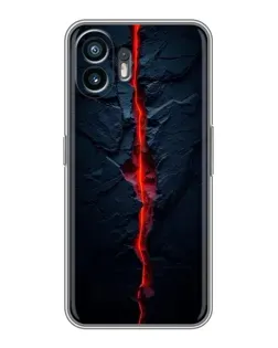 Чохол для OnePlus 15T з картинкою «Червона лавова тріщина»