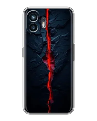 Чохол для OnePlus 15T з картинкою «Червона лавова тріщина»