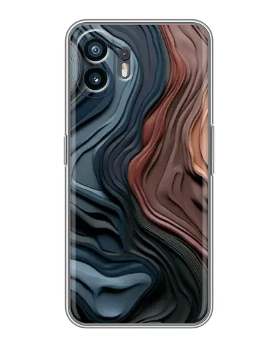 Чохол для OnePlus 15T з картинкою «Кольорові хвилі каньйону»