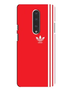 Чохол для OnePlus 7 Pro з картинкою «Червоний мінімалізм Adidas»