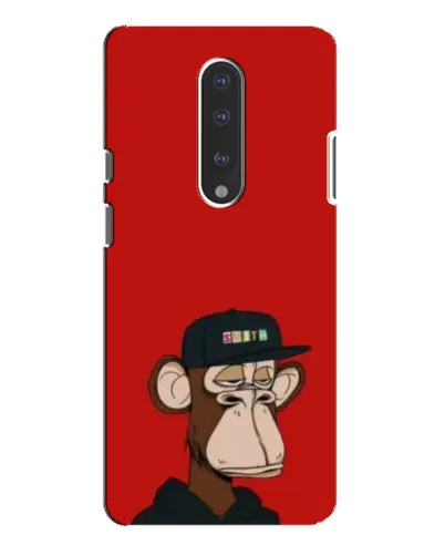 Чохол для OnePlus 7 Pro з картинкою «Bored Ape — червоний фон» Чохол для OnePlus 7 Pro з картинкою «Bored Ape — червоний фон»