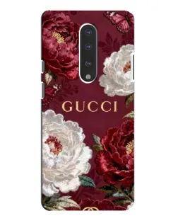Чехол для OnePlus 7 Pro с картинкой «Gucci — бордовые розы»