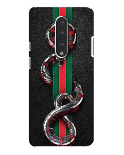 Чехол для OnePlus 7 Pro с картинкой «Gucci — змея на полосе» Чехол для OnePlus 7 Pro с картинкой «Gucci — змея на полосе»