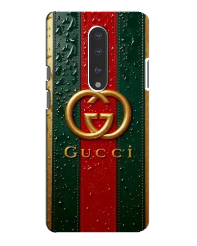 Чехол для OnePlus 7 Pro с картинкой «Gucci — фирменная полоса и золото» Чехол для OnePlus 7 Pro с картинкой «Gucci — фирменная полоса и золото»