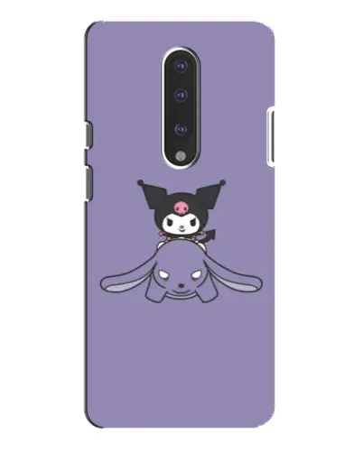 Чохол для OnePlus 7 Pro з картинкою «Kuromi на ліловому фоні» Чохол для OnePlus 7 Pro з картинкою «Kuromi на ліловому фоні»