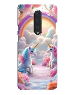Чохол для OnePlus 7 Pro з картинкою «Веселка і єдинороги» Чохол для OnePlus 7 Pro з картинкою «Веселка і єдинороги»