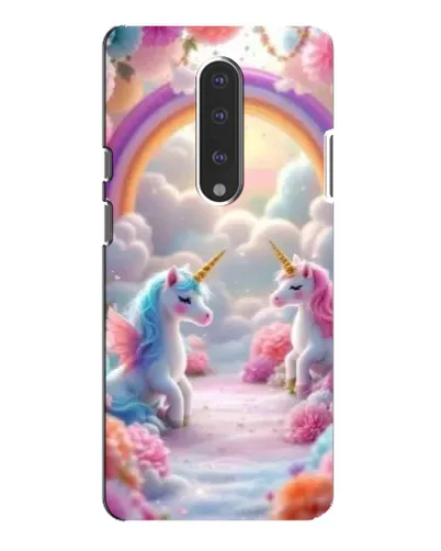 Чохол для OnePlus 7 Pro з картинкою «Веселка і єдинороги»