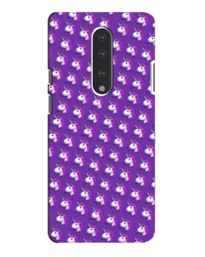 Чохол для OnePlus 7 Pro з картинкою «Єдинороги на фіолетовому»