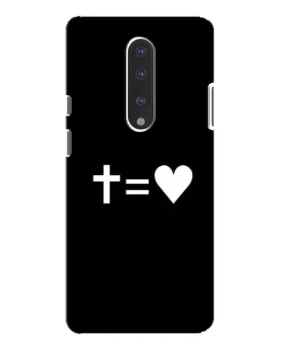 Чехол для OnePlus 7 Pro с картинкой «Крест и Сердце» Чехол для OnePlus 7 Pro с картинкой «Крест и Сердце»