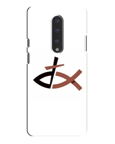 Чехол для OnePlus 7 Pro с картинкой «Рыба и крест» Чехол для OnePlus 7 Pro с картинкой «Рыба и крест»