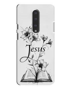 Чехол для OnePlus 7 Pro с картинкой «Цветы и Библия»