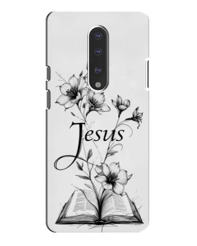 Чехол для OnePlus 7 Pro с картинкой «Цветы и Библия» Чехол для OnePlus 7 Pro с картинкой «Цветы и Библия»