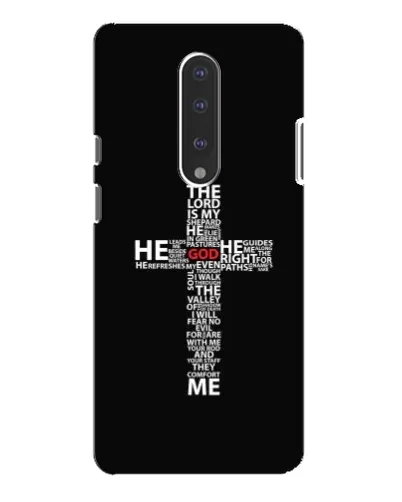 Чехол для OnePlus 7 Pro с картинкой «Текстовый крест» Чехол для OnePlus 7 Pro с картинкой «Текстовый крест»