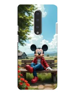 Чохол для OnePlus 7 Pro з картинкою «Міккі на лавці»