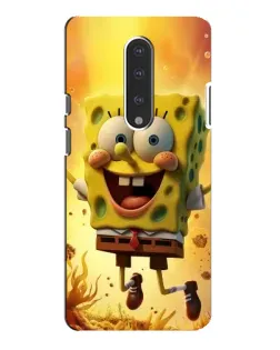 Чохол для OnePlus 7 Pro з картинкою «Губка Боб стрибає»