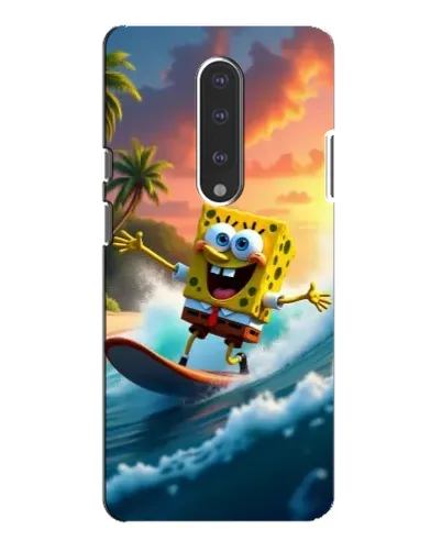 Чохол для OnePlus 7 Pro з картинкою «Губка Боб серфінгіст»