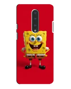 Чохол для OnePlus 7 Pro з картинкою «Спанч Боб на червоному»