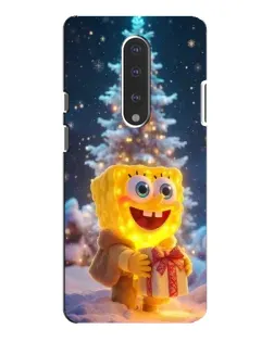 Чохол для OnePlus 7 Pro з картинкою «Різдвяний Спанч Боб»
