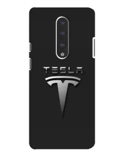 Чохол для OnePlus 7 Pro з картинкою «Сталевий логотип Tesla»