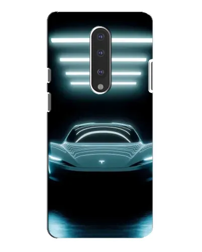 Чохол для OnePlus 7 Pro з картинкою «Tesla в неоні» Чохол для OnePlus 7 Pro з картинкою «Tesla в неоні»