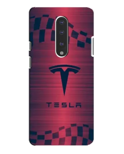 Чохол для OnePlus 7 Pro з картинкою «Тесла червоний карбон» Чохол для OnePlus 7 Pro з картинкою «Тесла червоний карбон»