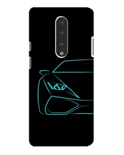 Чохол для OnePlus 7 Pro з картинкою «Блакитний силует Lamborghini» Чохол для OnePlus 7 Pro з картинкою «Блакитний силует Lamborghini»