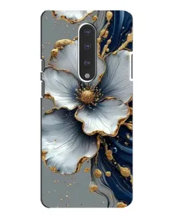 Чохол для OnePlus 7 Pro з картинкою «Біла квітка та золотий флюїд» Чохол для OnePlus 7 Pro з картинкою «Біла квітка та золотий флюїд»