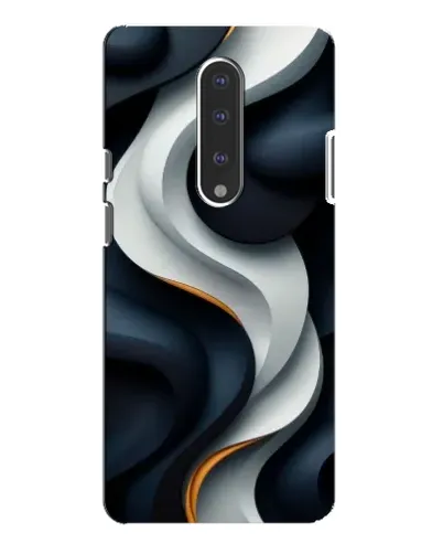 Чохол для OnePlus 7 Pro з картинкою «Об'ємні чорно-білі стрічки» Чохол для OnePlus 7 Pro з картинкою «Об'ємні чорно-білі стрічки»