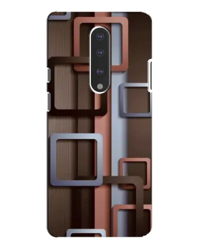 Чохол для OnePlus 7 Pro з картинкою «Коричневі об'ємні квадрати» Чохол для OnePlus 7 Pro з картинкою «Коричневі об'ємні квадрати»