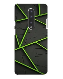 Чохол для OnePlus 7 Pro з картинкою «Зелені геометричні лінії» Чохол для OnePlus 7 Pro з картинкою «Зелені геометричні лінії»