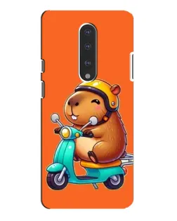 Чохол для OnePlus 7 Pro з картинкою «Капібара на скутері» Чохол для OnePlus 7 Pro з картинкою «Капібара на скутері»