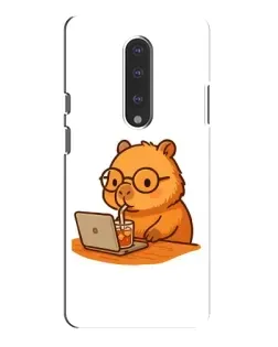 Чохол для OnePlus 7 Pro з картинкою «Капібара з ноутбуком» Чохол для OnePlus 7 Pro з картинкою «Капібара з ноутбуком»