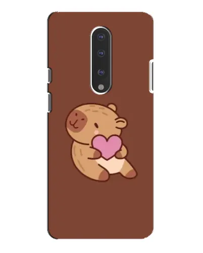 Чохол для OnePlus 7 Pro з картинкою «Капібара з серцем» Чохол для OnePlus 7 Pro з картинкою «Капібара з серцем»