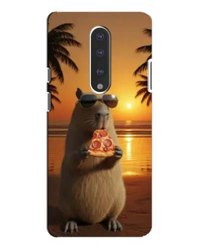 Чохол для OnePlus 7 Pro з картинкою «Капібара з піцою» Чохол для OnePlus 7 Pro з картинкою «Капібара з піцою»