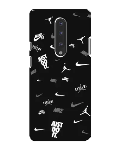 Чохол для OnePlus 7 з картинкою «Nike Black Pattern» Чохол для OnePlus 7 з картинкою «Nike Black Pattern»