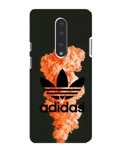 Чохол для OnePlus 7 з картинкою «Помаранчевий дим Adidas»