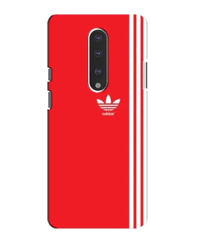 Чохол для OnePlus 7 з картинкою «Червоний мінімалізм Adidas»