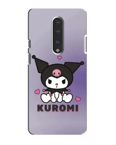 Чохол для OnePlus 7 з картинкою «Kuromi — фіолетовий арт»