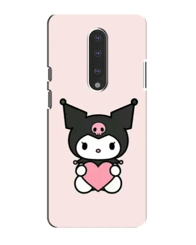 Чохол для OnePlus 7 з картинкою «Kuromi та серце»