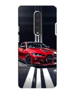 Чохол для OnePlus 7 з картинкою «Червона BMW на дорозі»