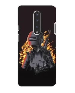 Чохол для OnePlus 7 з картинкою «PUBG — вогняний силует»